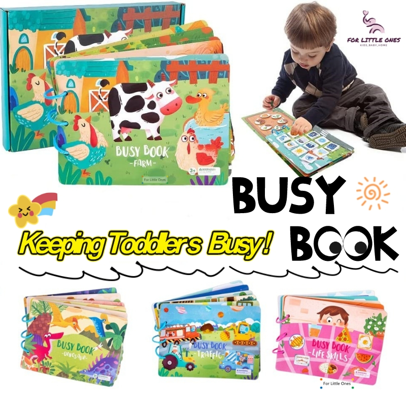 Montessori Toddler Book Toys For Children Education Activity Busy Book Learning Education Quiet Book