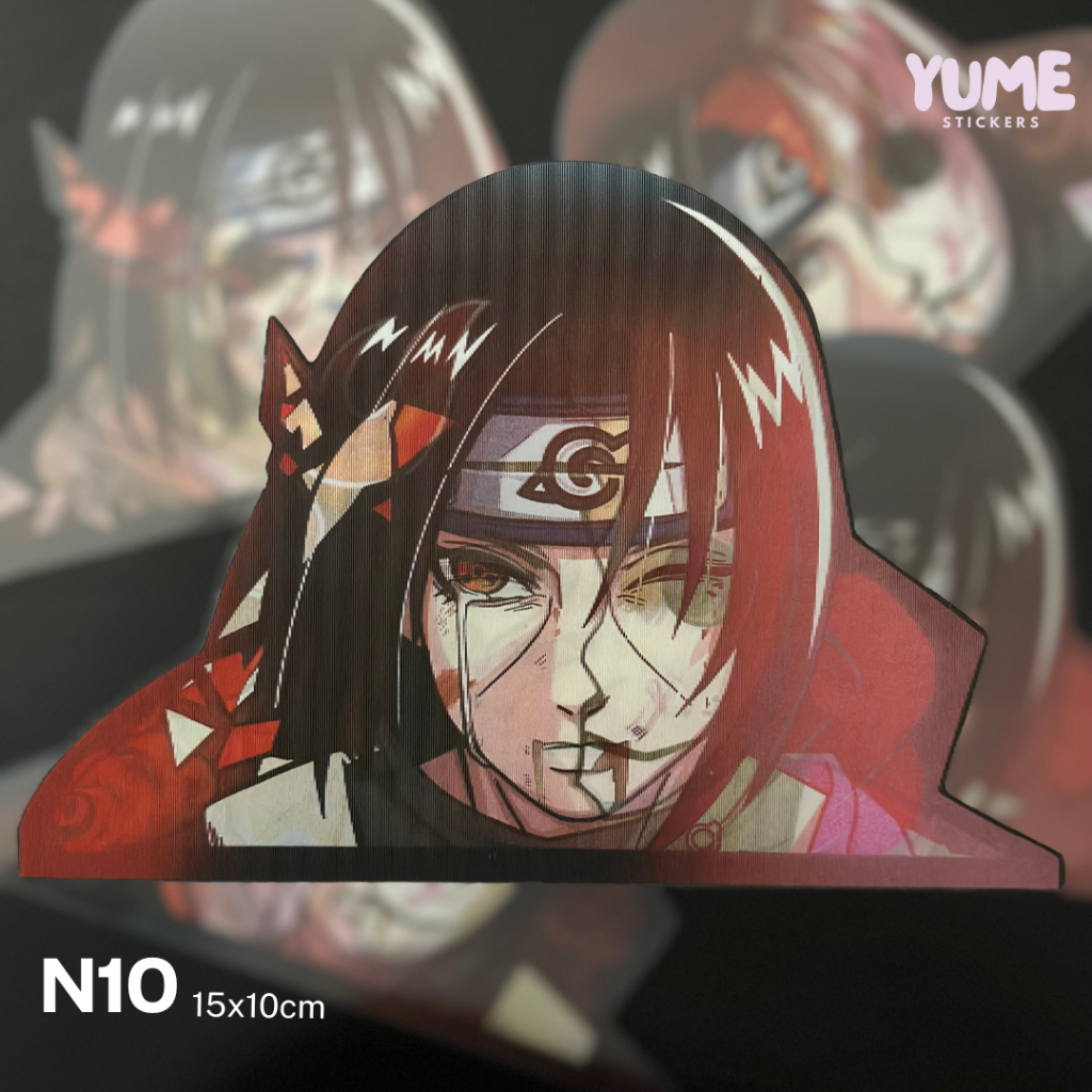Itachi 3D Anime Sticker [N10] Yume Sticker Shopee Singapore