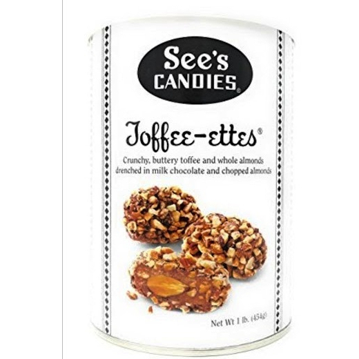 REF 106 See's candies Toffeeettes (crunchy buttery toffee & whole
