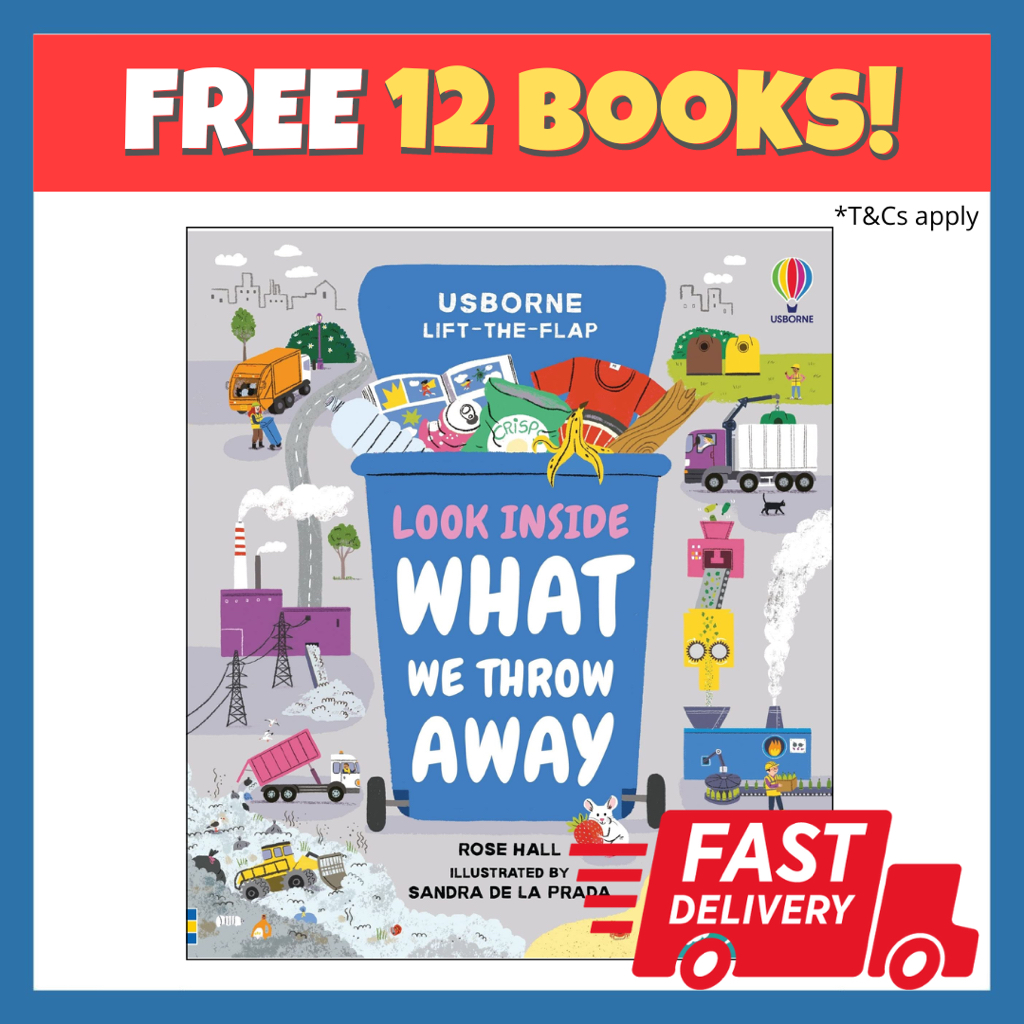 Usborne Look Inside What We Throw Away [Children Educational Book] Shopee Singapore
