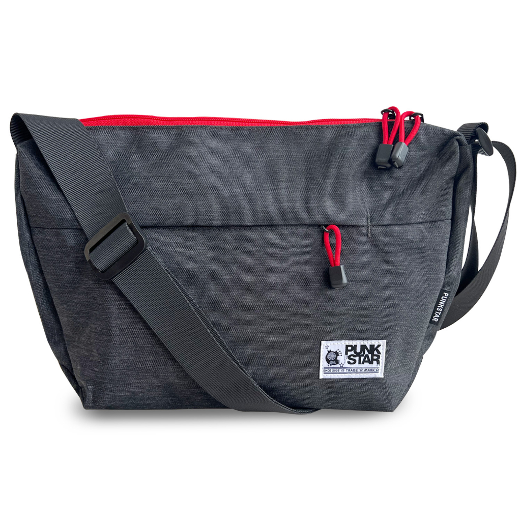 PUNKSTAR Waterproof Lightweight Multi Pockets Sling Messenger Cross Body Bag Fit 11 inch Tablet YKK Zip for Men Woman Shopee Singapore
