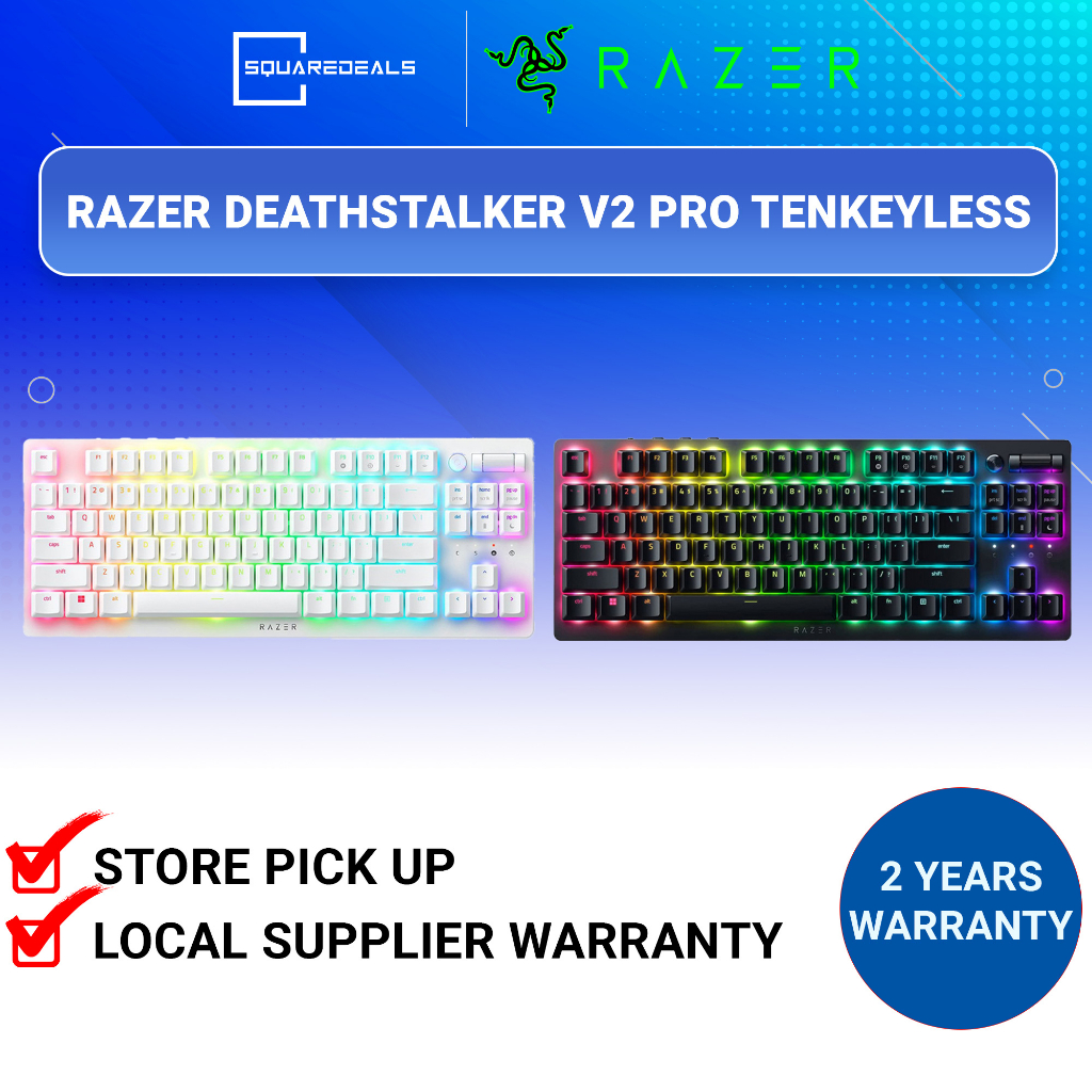 Razer DeathStalker V2 Pro Tenkeyless Wireless Gaming Keyboard Optical Switch Shopee Singapore