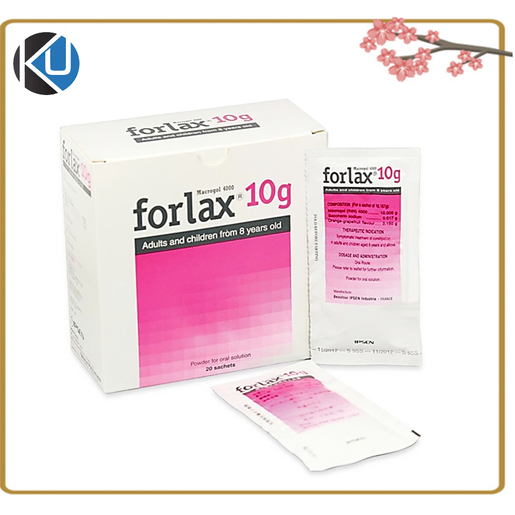 Ipsen France Forlax Sachet 10g Box Of 20 Treatment Of Constipation E