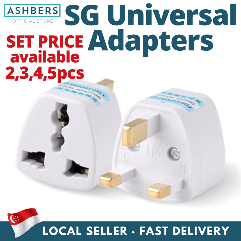 Singapore Adapter, Universal power adapter plug, British UK standard