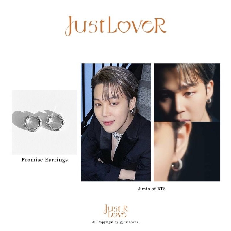 ✈️🇰🇷BTS/Jimin/V/Suga Earrings [JustLoveR] as worn in PTD