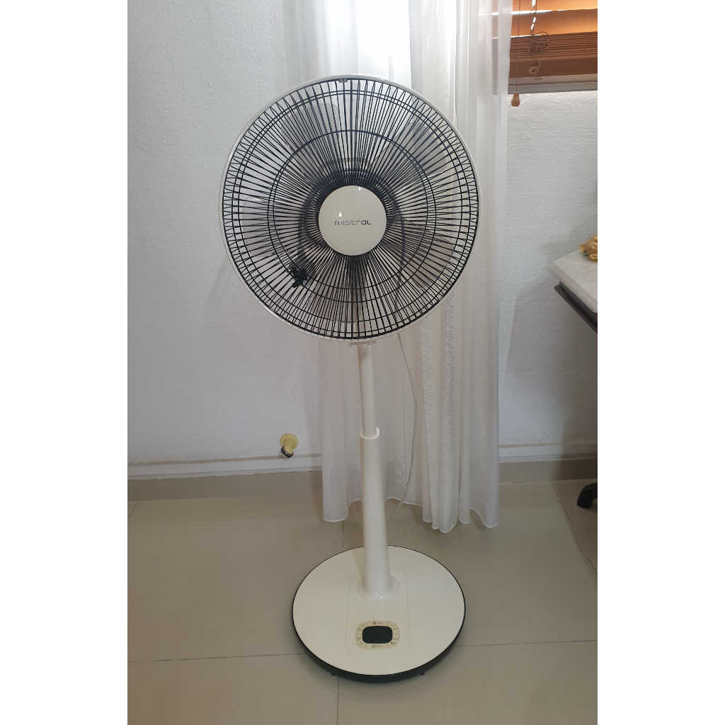 Mistral MLF3508DR 14" Slide Fan Without Remote Control Shopee Singapore