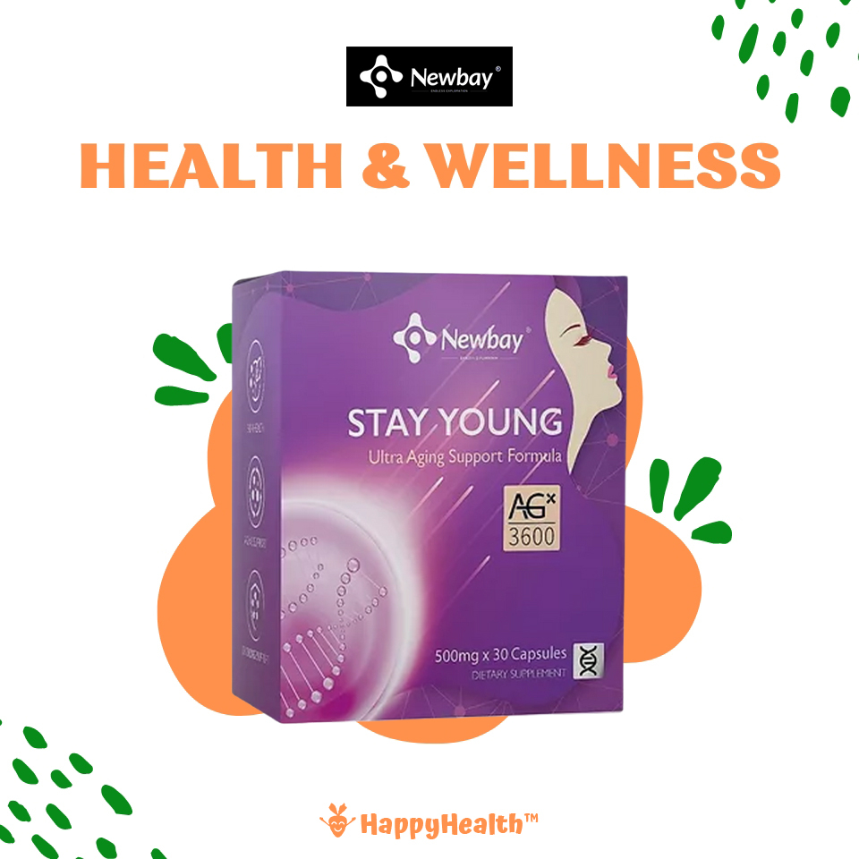 Newbay Stay Young 30 caps [Skin Health I Aging Support I Oxidizing Support] [HappyHealth]