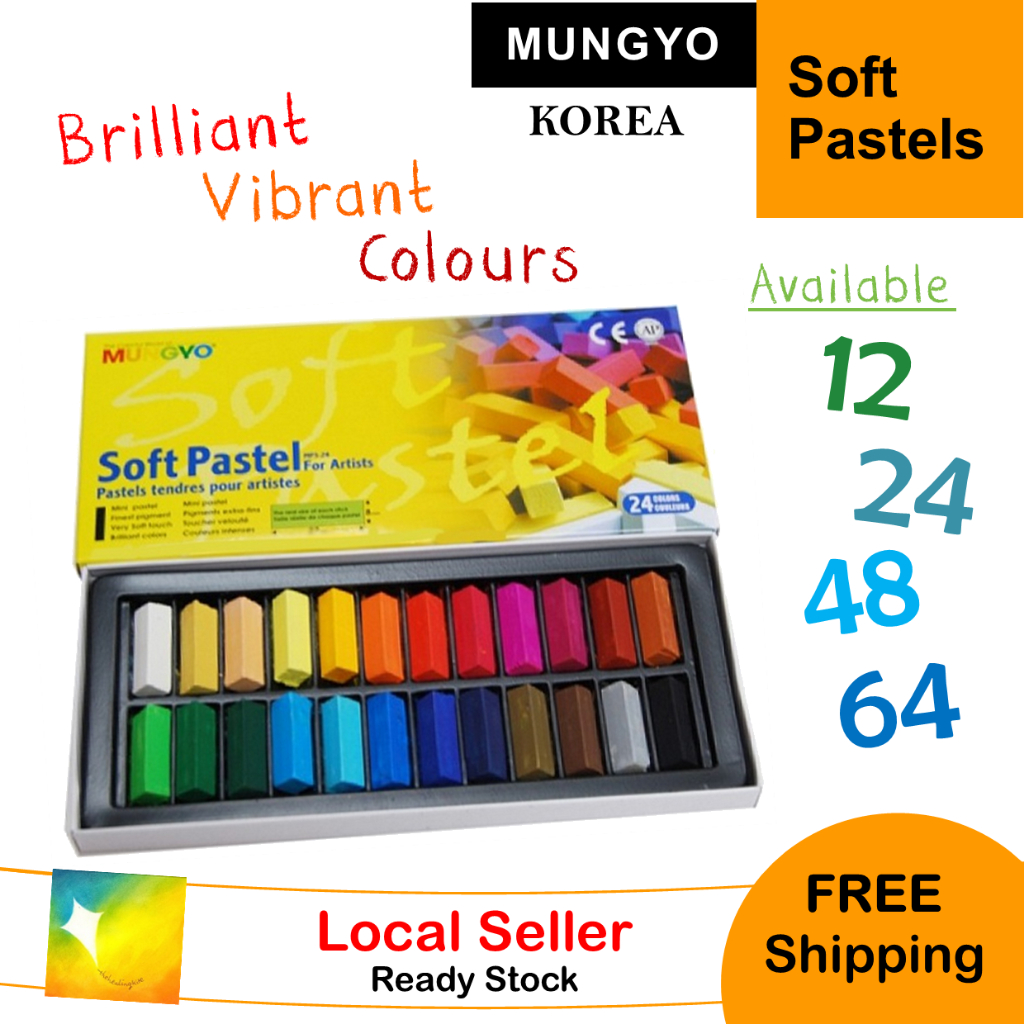 Mungyo Soft Pastel - 12/24/48/64 colours - Nagomi Pastel Art ...