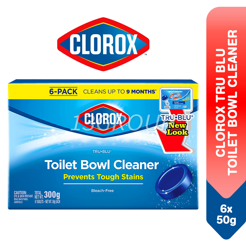 Clorox Tru Blu Toilet Bowl Cleaner Tablets, 6x50g Shopee Singapore