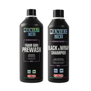 Maniac Line Black & Wrap Shampoo Combo