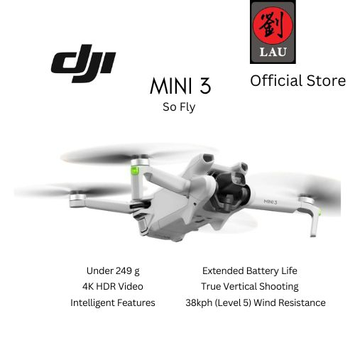 DJI Mini 3 Drone FREE Sandisk microSD 128GB Card - 1 Year Local DJI ...