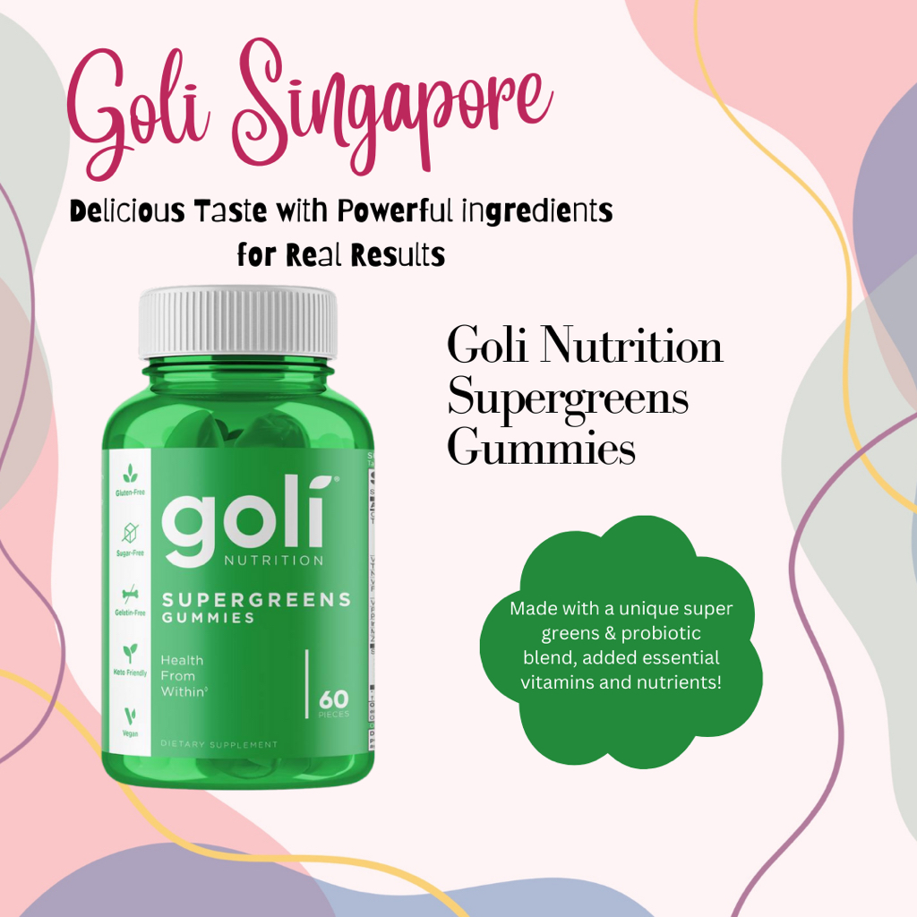 Goli Nutrition Supergreens Gummies Source of Powerful Nutrients