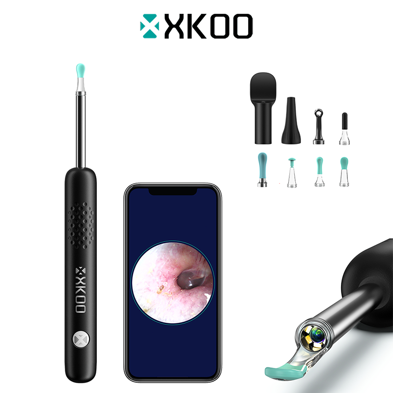 XKOO R1 Pro Otoscope 3in1 Earwax Removal Visual Ear Cleaner Visual