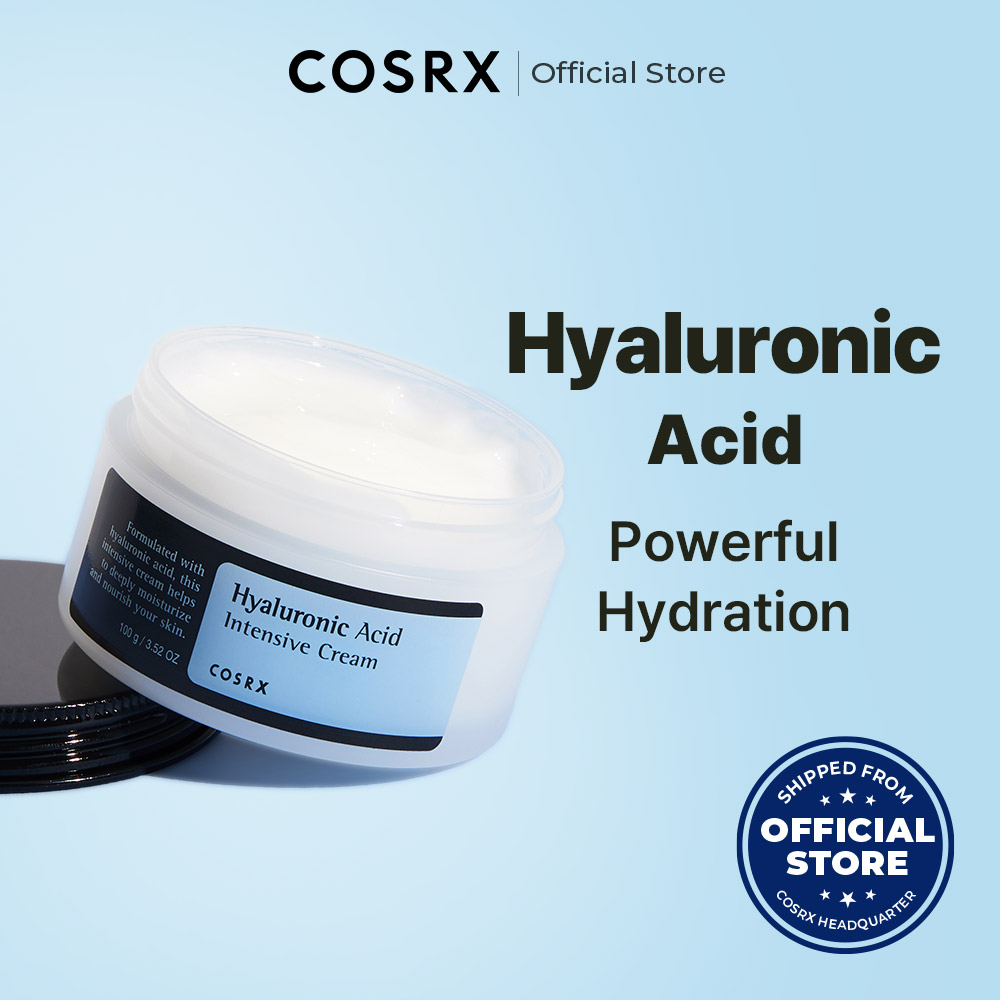 COSRX Hyaluronic Acid Intensive Cream, 100ml Intense Moisturizer for Dry Skin Shopee Singapore