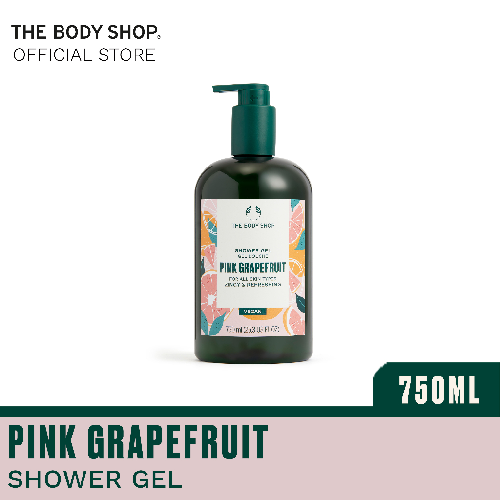 The Body Shop Pink Grapefruit Shower Gel 750ML Shopee Singapore