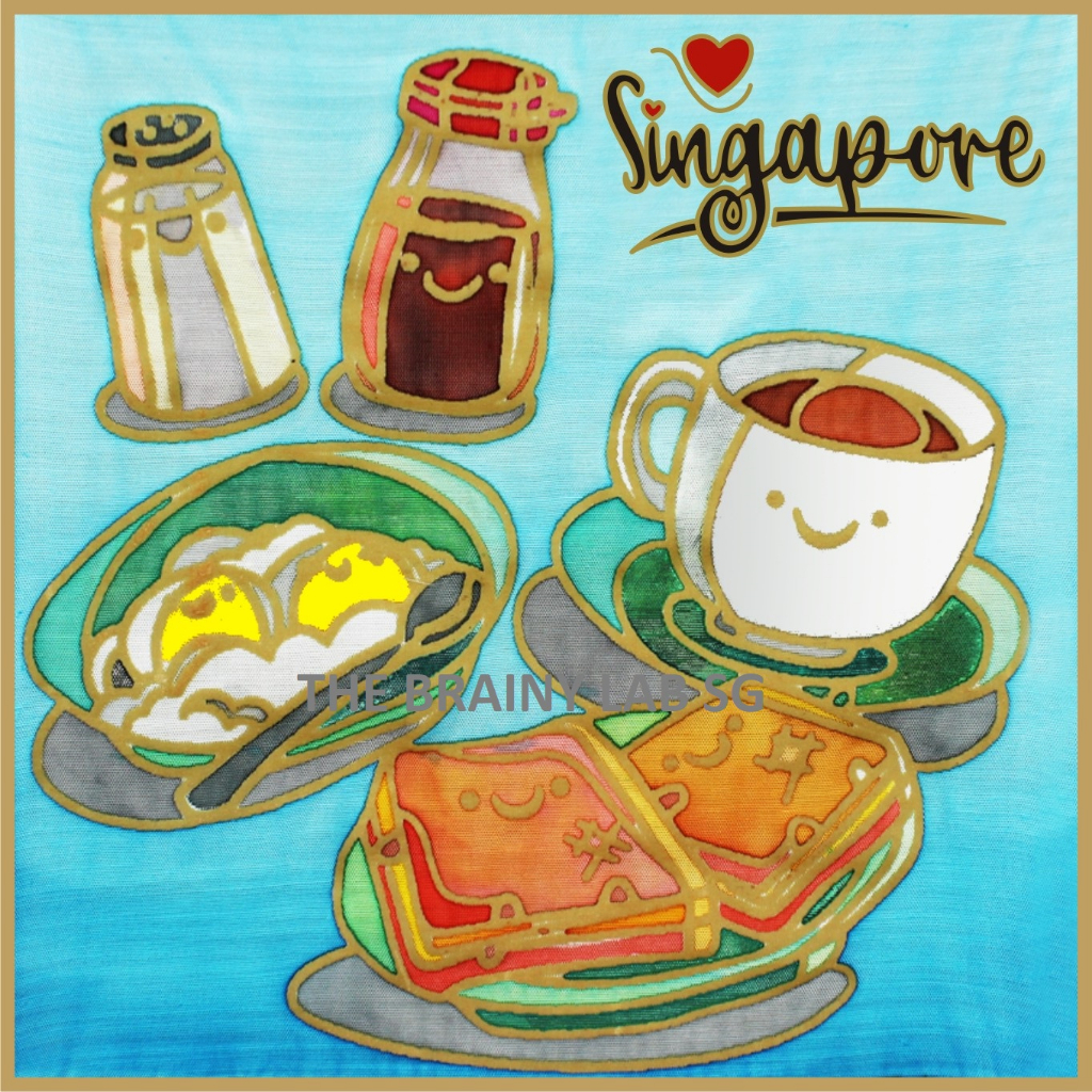 (DIY Art & Craft)Batik Painting KitExclusive SG IconsMerlion/SG Food
