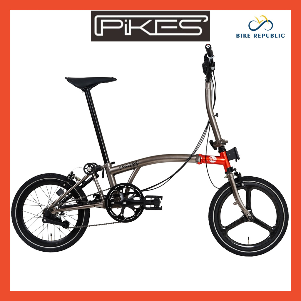 Folding best sale bike pikes