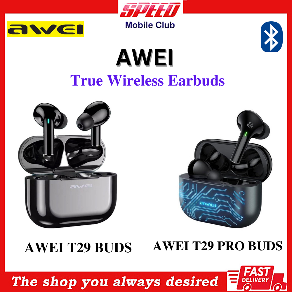 AWEI T29 TWS Earbuds Bluetooth 5.0 Ergonomic Design ENC