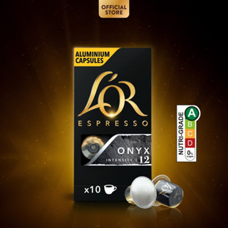20x Lor L'or Espresso Onyx 12 Aluminium Capsules Pod Nespresso