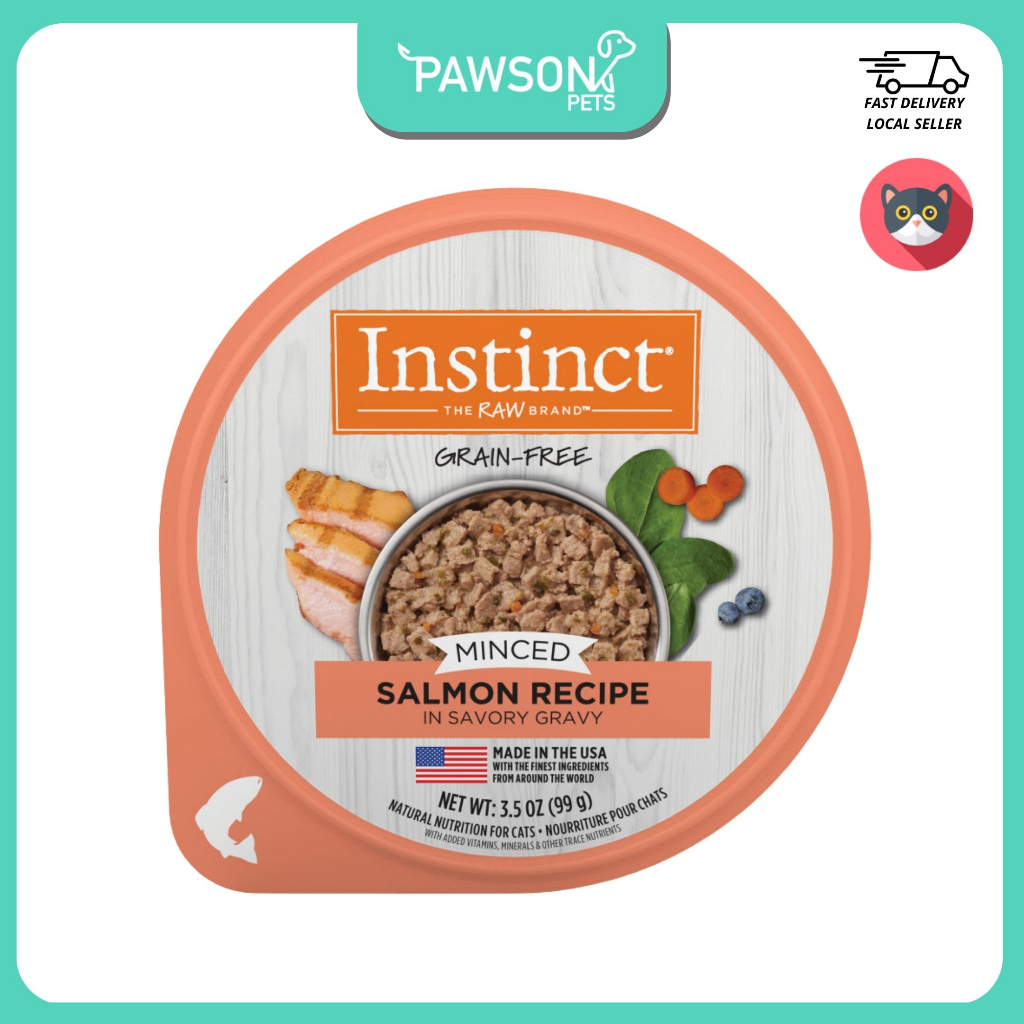 Instinct Grain-Free Minced Food Cups for Cats - Chicken, Rabbit, Tuna ...