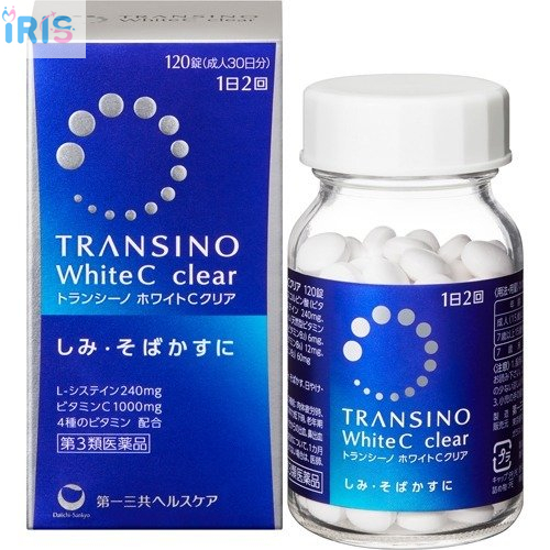TRANSINO White C Clear 120 tablets / Supplements for acne and rough ...