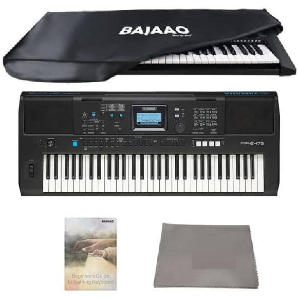 Yamaha PSRE473 61Key TouchSensitive Portable Keyboard Shopee Singapore