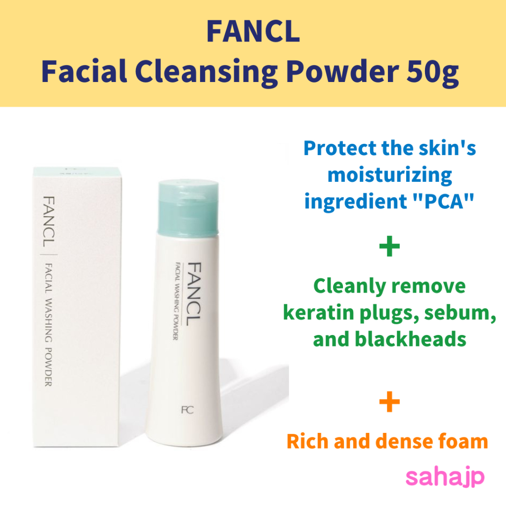 Japan FANCL Facial Cleansing Powder 50g - 100% Preservative Free, Clean ...