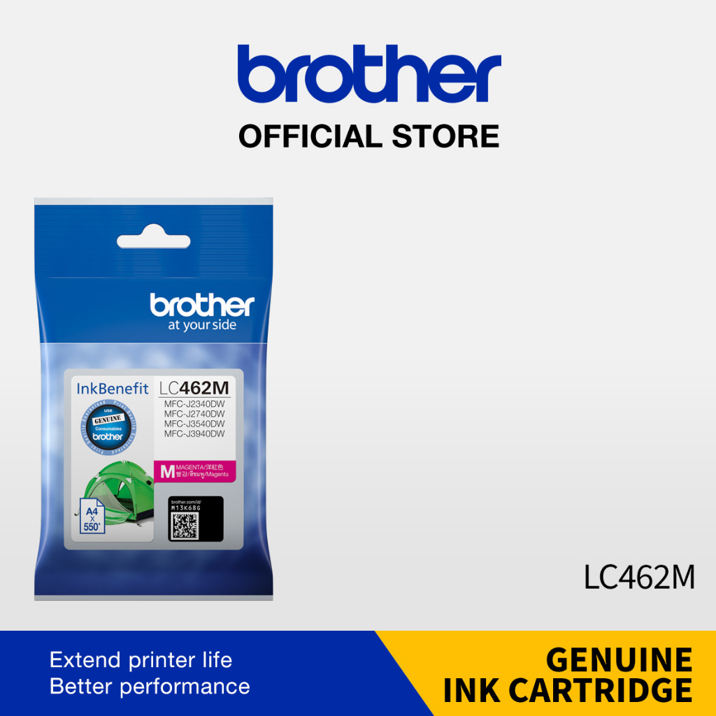 Brother LC462 Cyan / Magenta / Yellow / Black Original Ink Cartridge ...