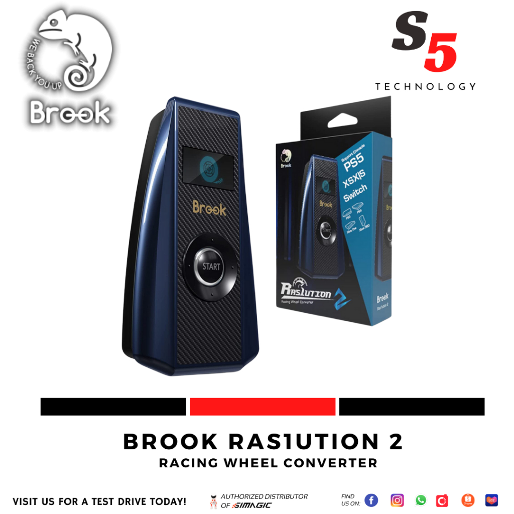 BROOK RAS1UTION 2 CONVERTER FOR RACING WHEEL | Shopee Singapore