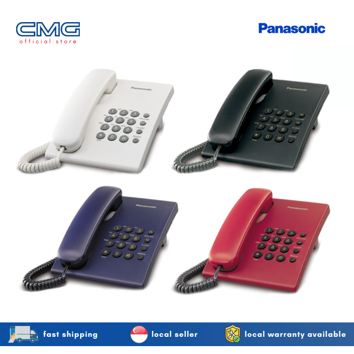 Panasonic Basic Corded Phone KX-TS500MXW | Shopee Singapore