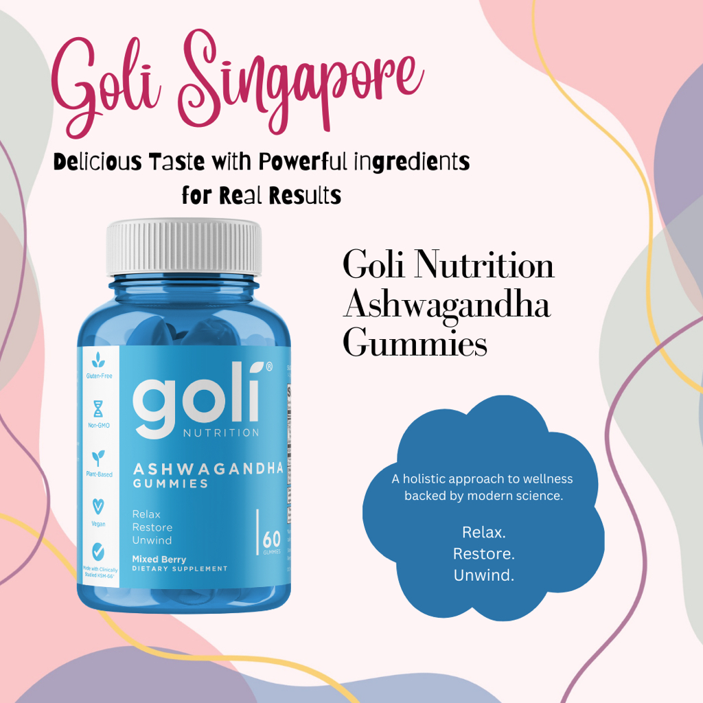 GOLI ASHWAGANDHA GUMMIES Relax, Calm, Restore & Unwind Shopee Singapore