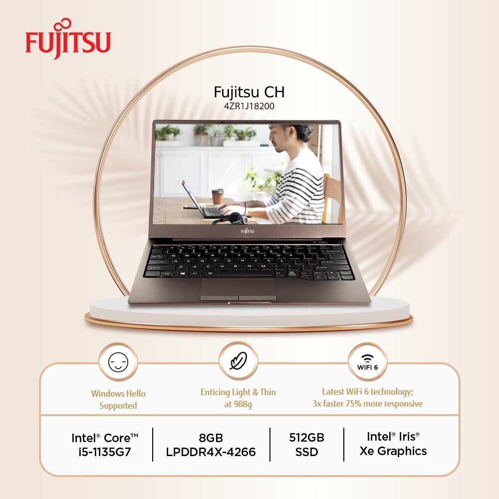 Fujitsu laptop i5 2025 8gb ram