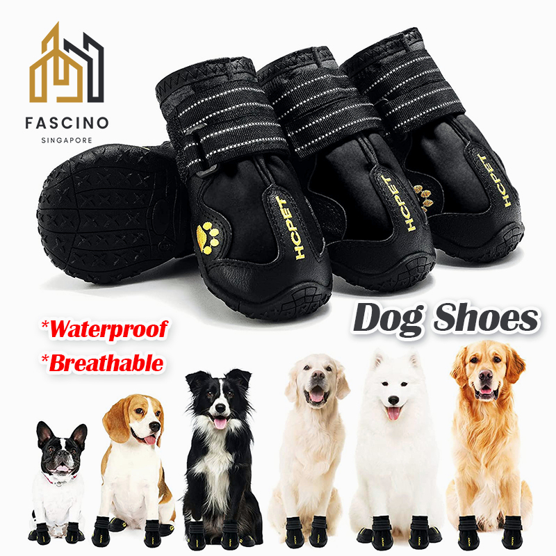【SG】Waterproof Pet Rain Shoes PVC Pets Soles Dog Rain Boots For Small Medium Large Dogs Rainboot