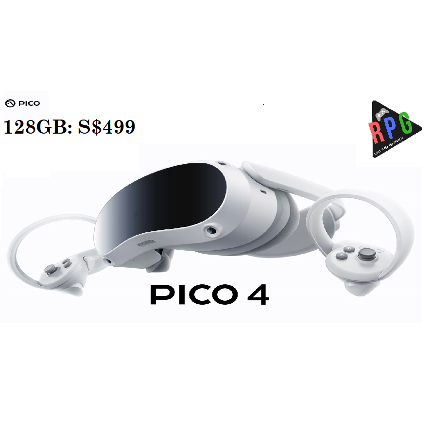 PICO4 128/256GB All-in-One VR Headset Glasses White