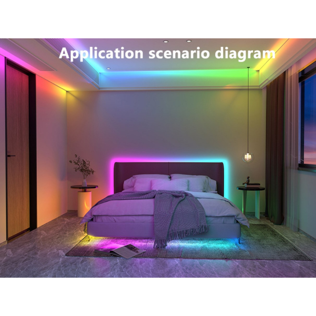 TV Background Light Colorful Pickup Light Wifi Bluetooth Music Smart ...