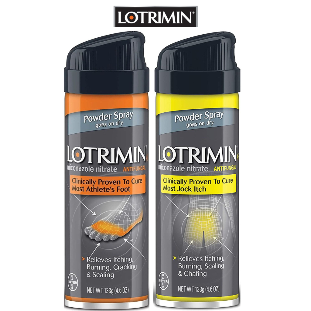 Lotrimin Antifungal AF Athlete's Foot / Jock Itch Powder Spray Shopee