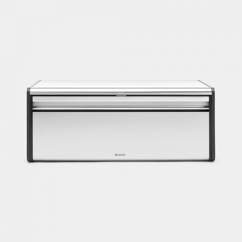 BRABANTIA Fall Front Bread Bin Matt Steel Fingerprint Proof Shopee