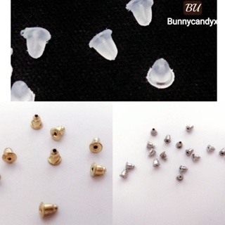Silicone Earring Backs, Clear Earring Backings, 20pcs Soft Earring Stoppers, Safety Back Pads Backstops, Earring Stopper Replacement for Fish Hook