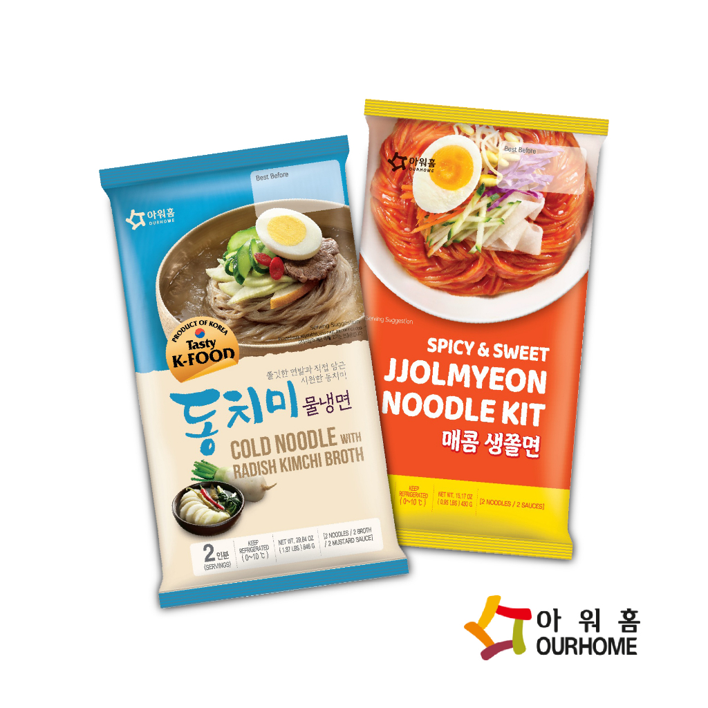 [OURHOME] Cold Noodles with Radish Kimchi Broth 846g/Sweet & Spicy Cold