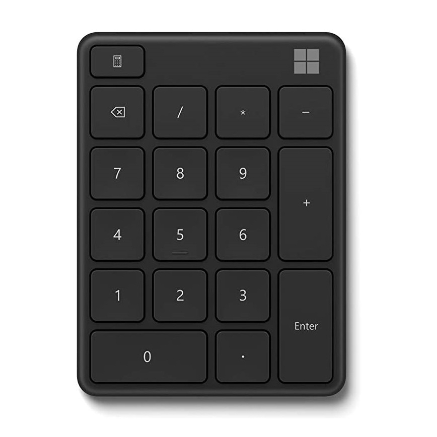 Microsoft Wireless Bluetooth Slim Keypad Number Pad 2 in 1 for Windows ...