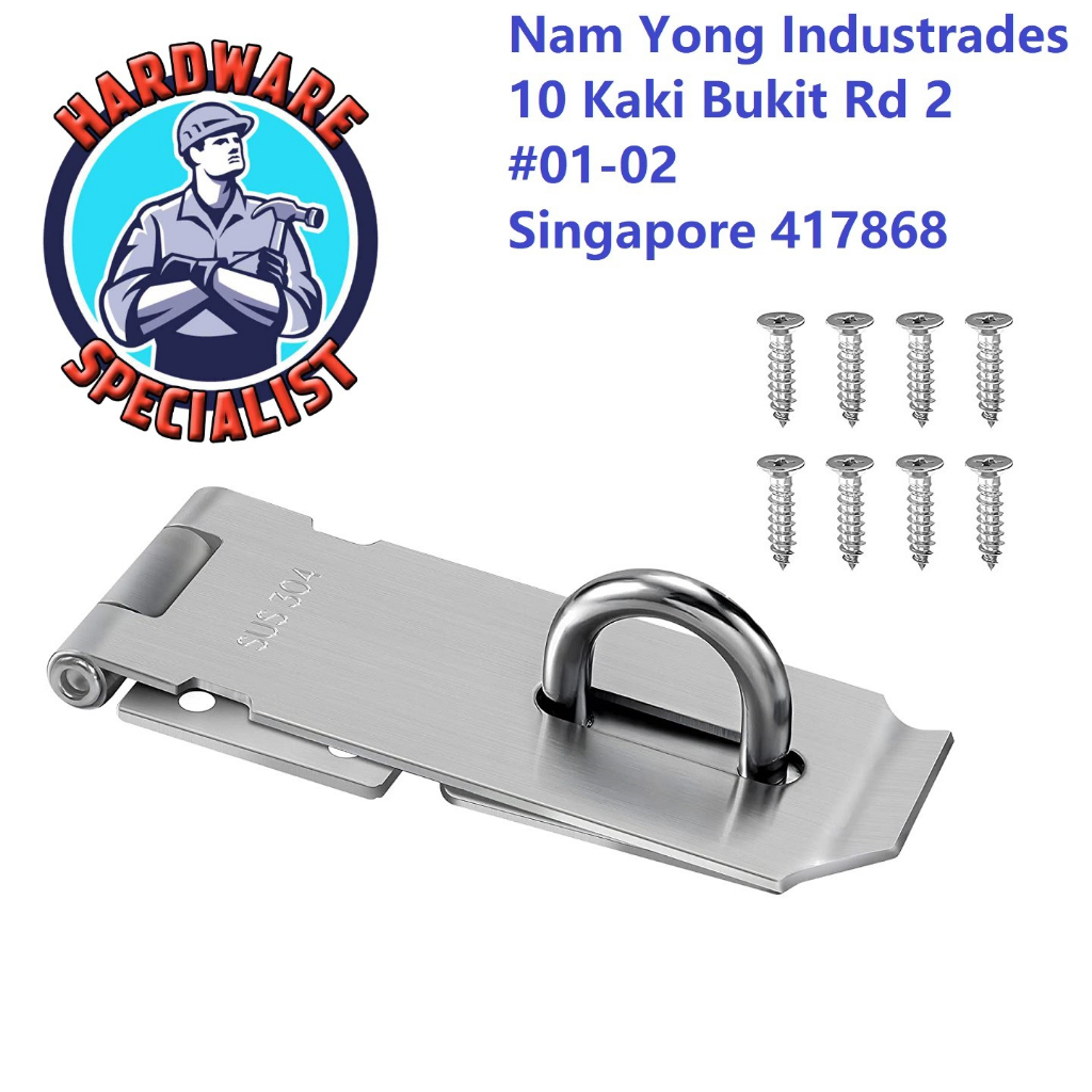 Stainless Steel 304 Door Lock Hasp Latch | Shopee Singapore