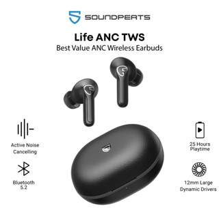 SoundPEATS Air4 Wireless Earbuds Bluetooth 5.3 QCC3071 aptx Adaptive  Lossless,6 Mics, Hybrid Active Noise Cancellation Earphones