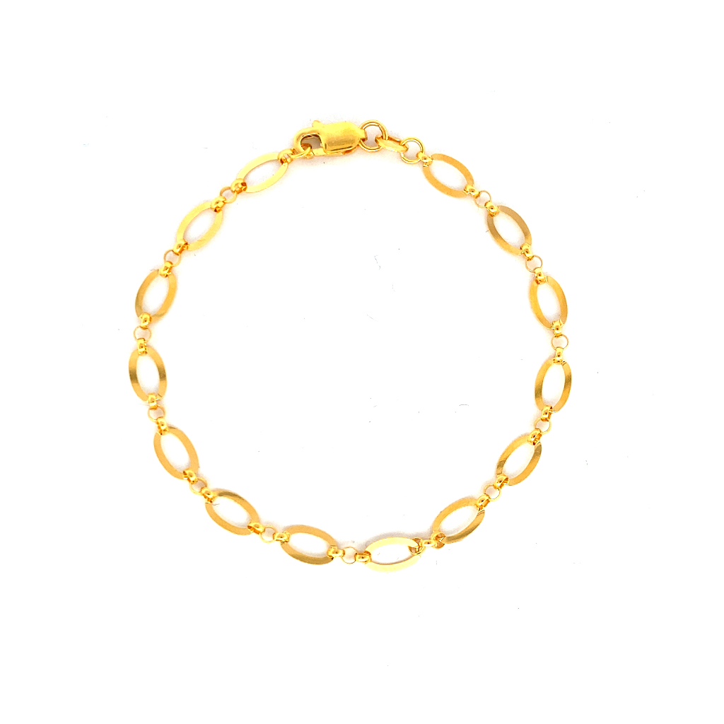 Top Cash Jewellery 916 Oval Link Bracelet [BL1190]