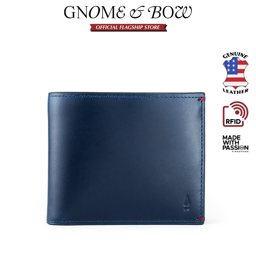 GNOME & BOW Gulliver Cash Coin Pouch Bifold Wallet Men (100% Genuine ...
