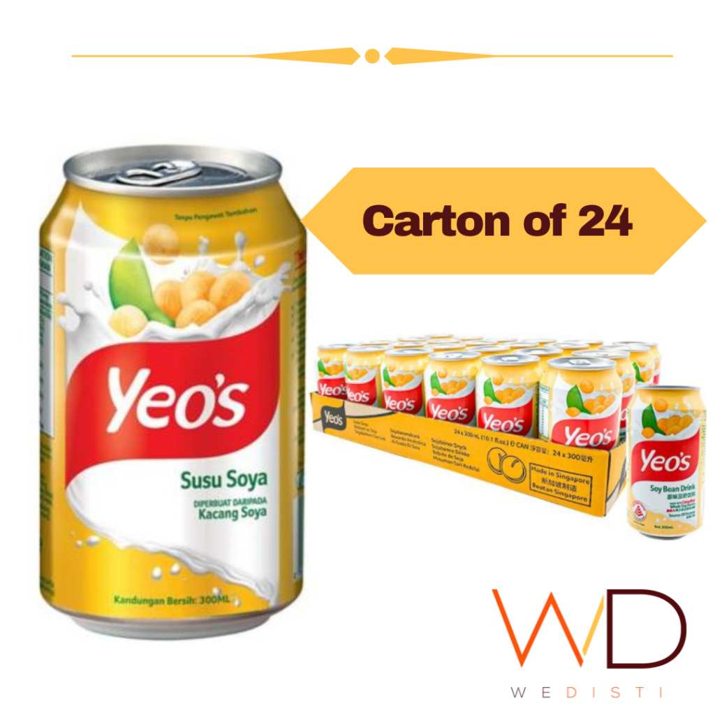 Yeo's Soya Bean Can (300ml x 24) Shopee Singapore