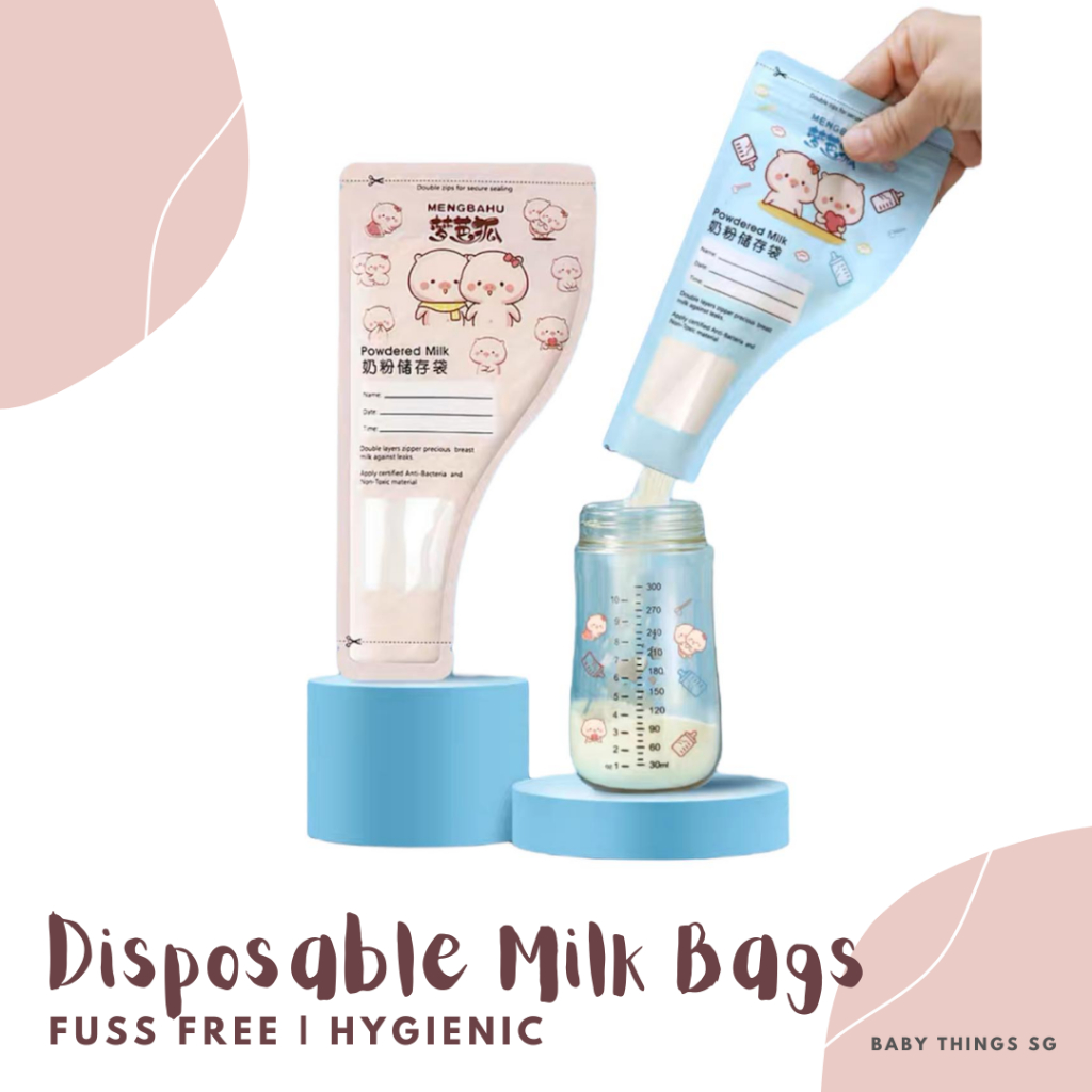 💥SG SELLER READY STOCK💥 Disposable Milk bags | Milk powder pouch | Milk ...