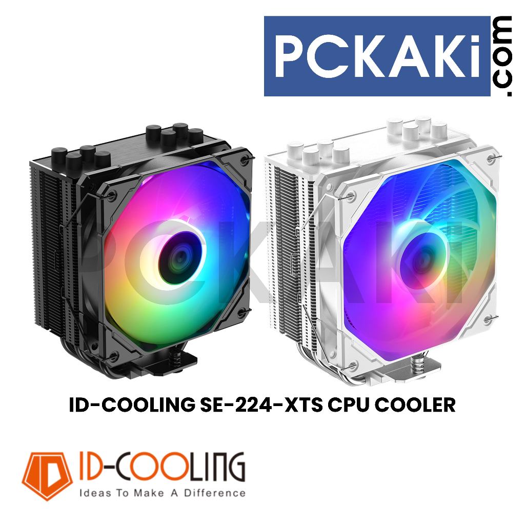 ID COOLING BLITZ x4 / SE 224 XTS ARGB / WHITE 220W TDP (AM5/LGA1700 ...