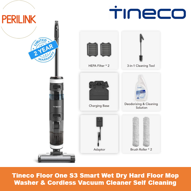 Tineco Floor One S3 Smart Wet Dry Hard Floor Mop Washer & Cordless