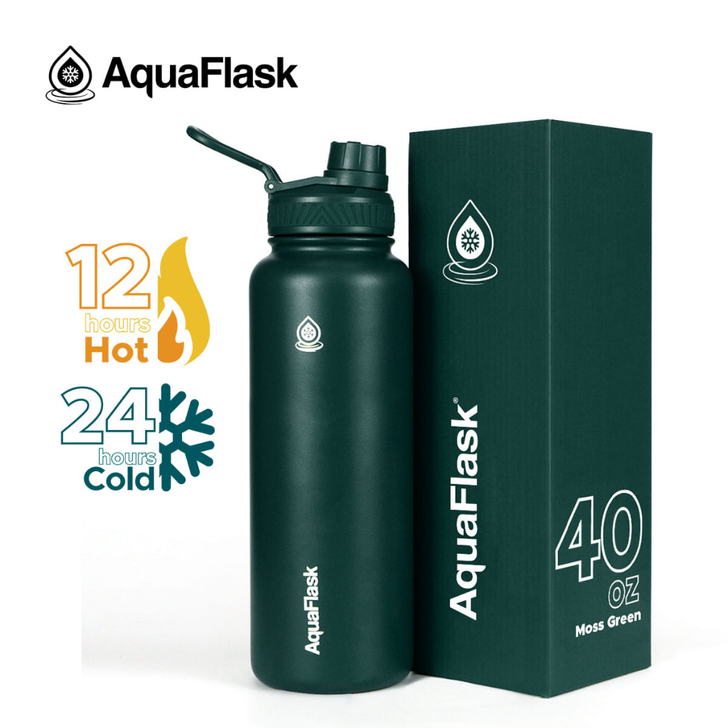 Aquaflask 40oz Insulated Stainless Steel Drinking Water Bottle | Shopee ...