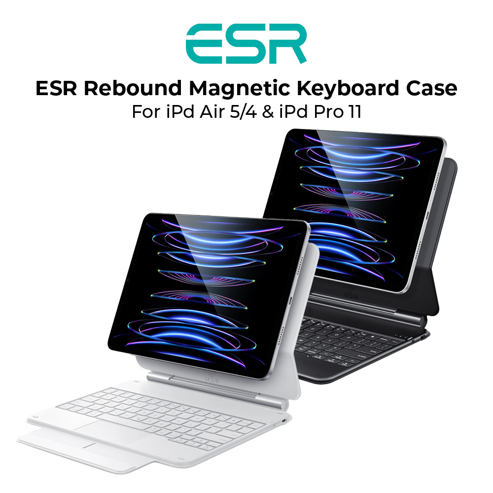 ESR Rebound Keyboard Case for iPad Air 5/4/Pro 11 US Layout Shopee Singapore